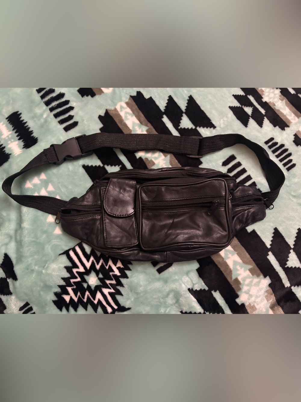 Vintage leather Fanny pack